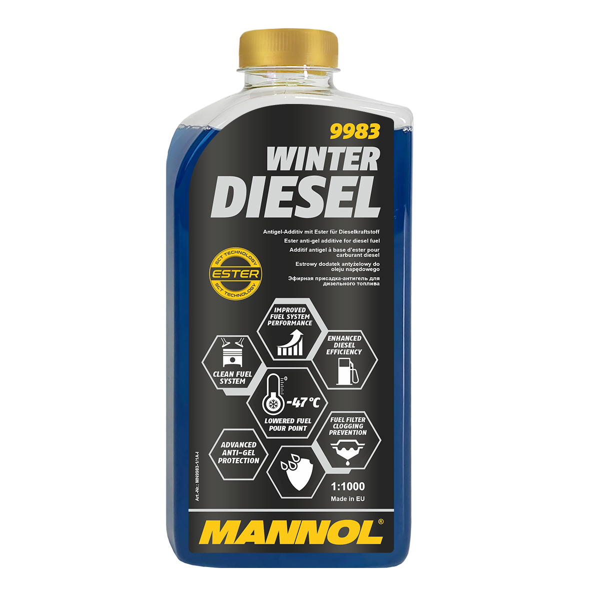 Mannol 9983 Winter Dieselzusatz - Öle und Pflegemittel für Auto, Moto