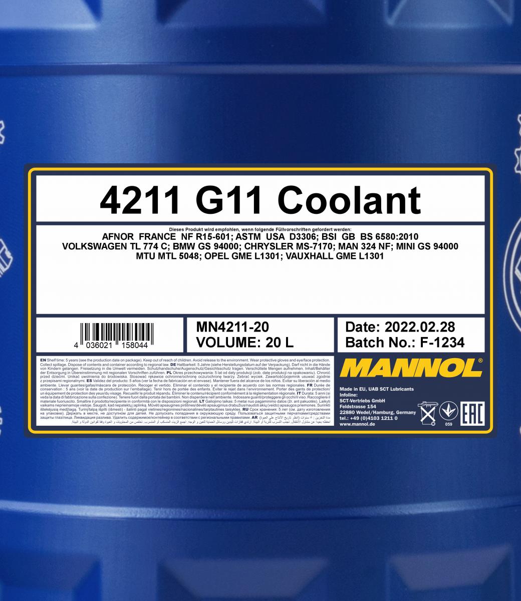 MANNOL Coolant G11