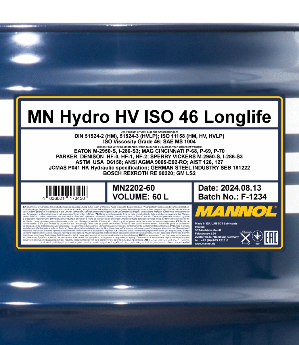 MANNOL Hydro HV ISO 46