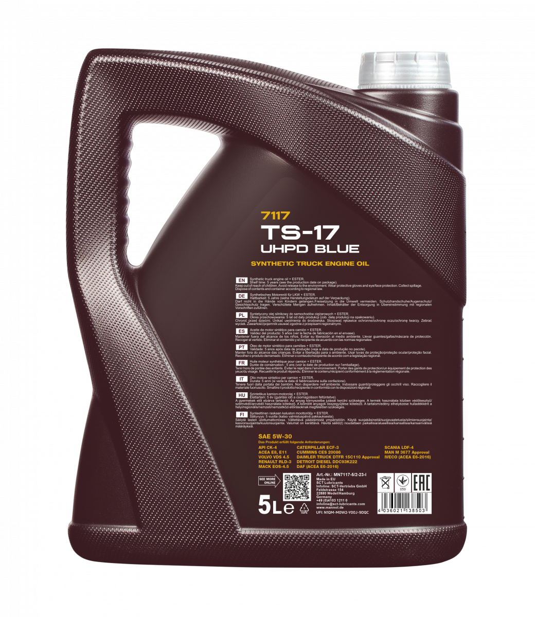 MANNOL TS-17 UHPD 5W-30 Blue