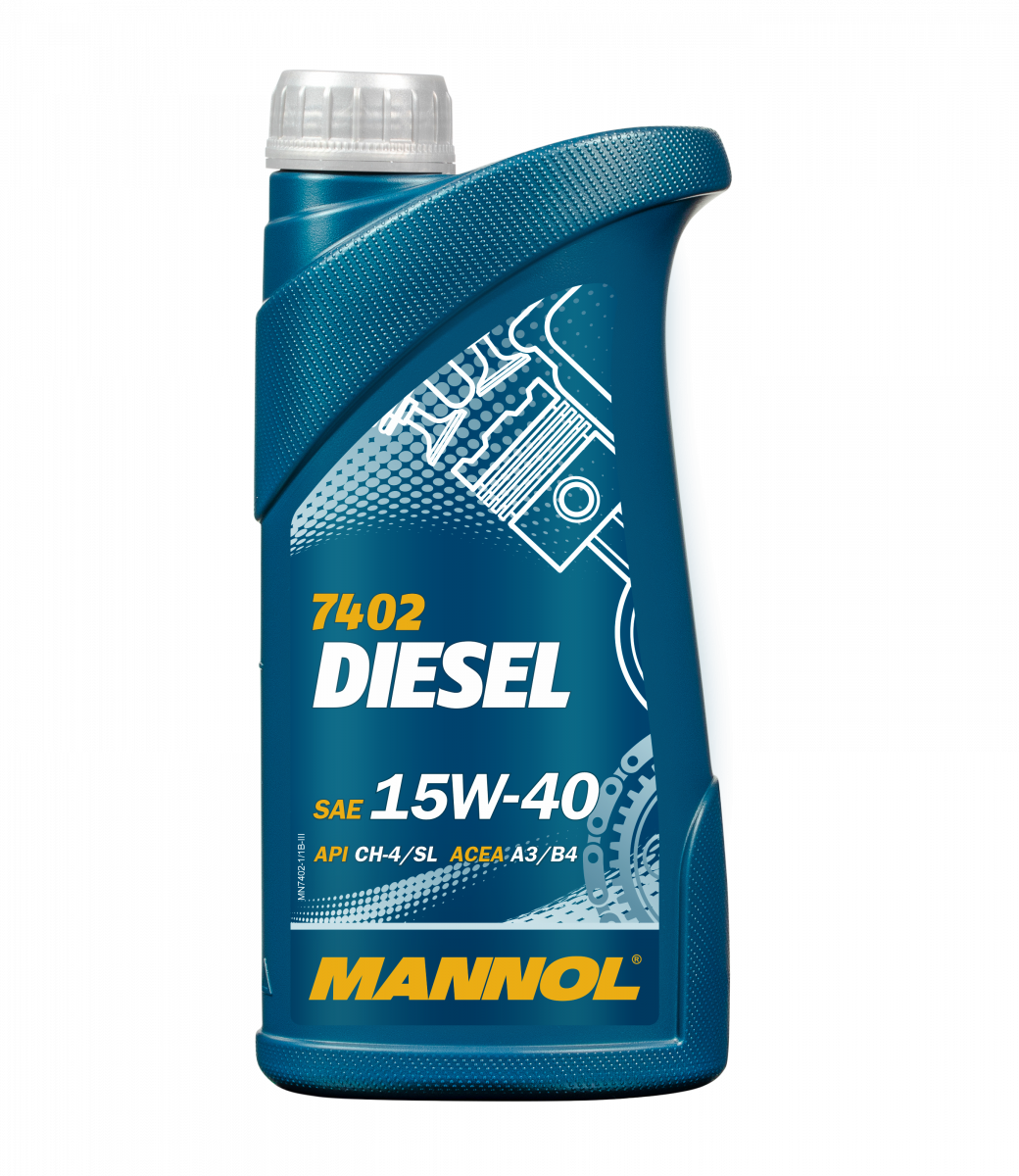 Diesel 15w-40 Mineral CG-4/SL – Mannol