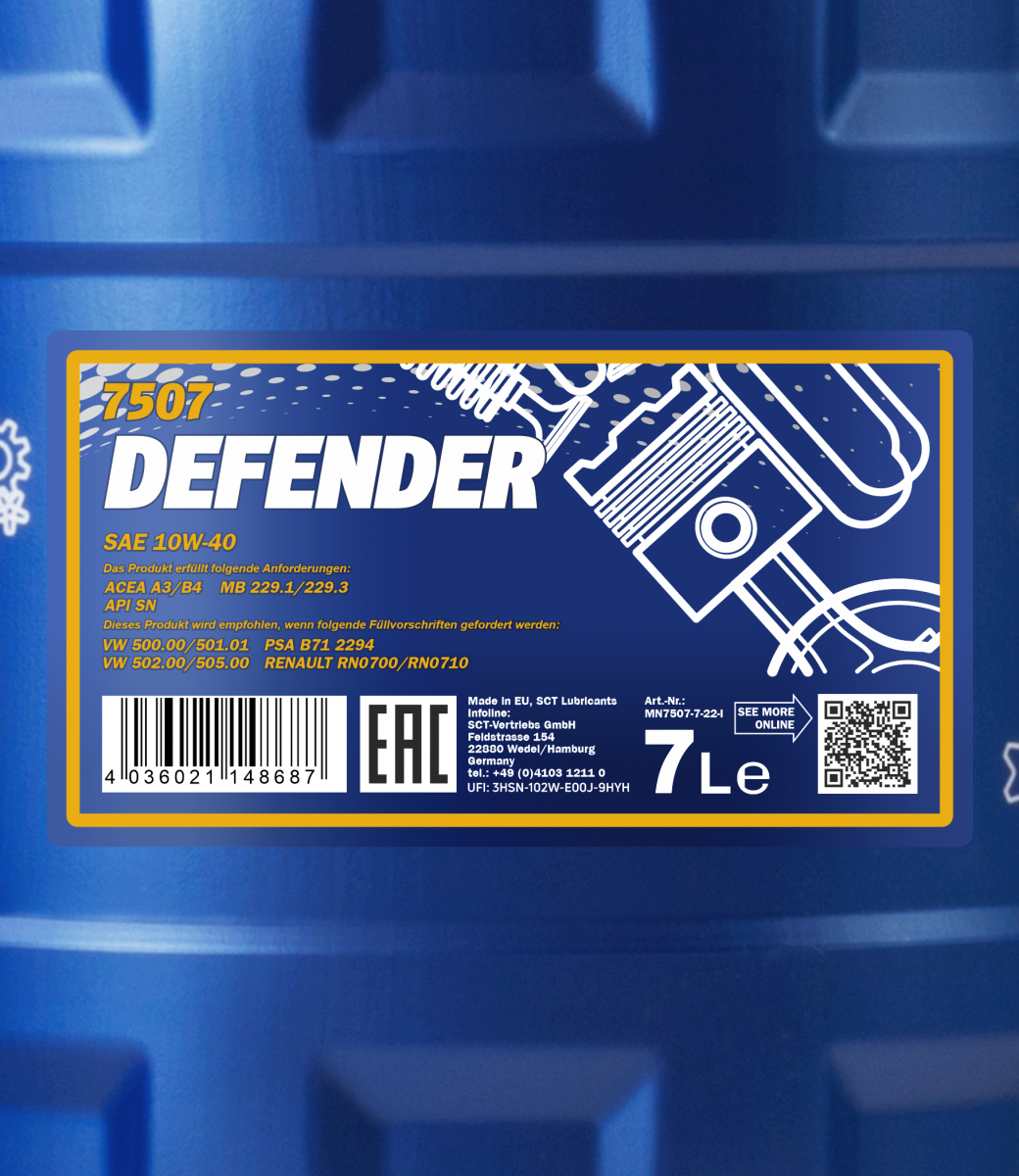 MANNOL Defender 10W-40