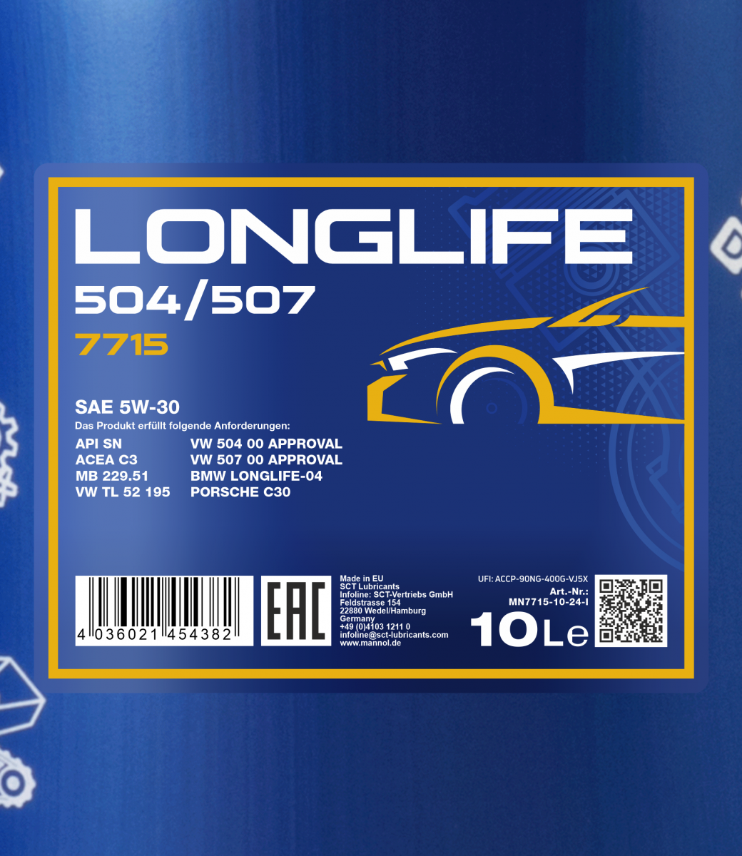 MANNOL Longlife 504/507 5W-30