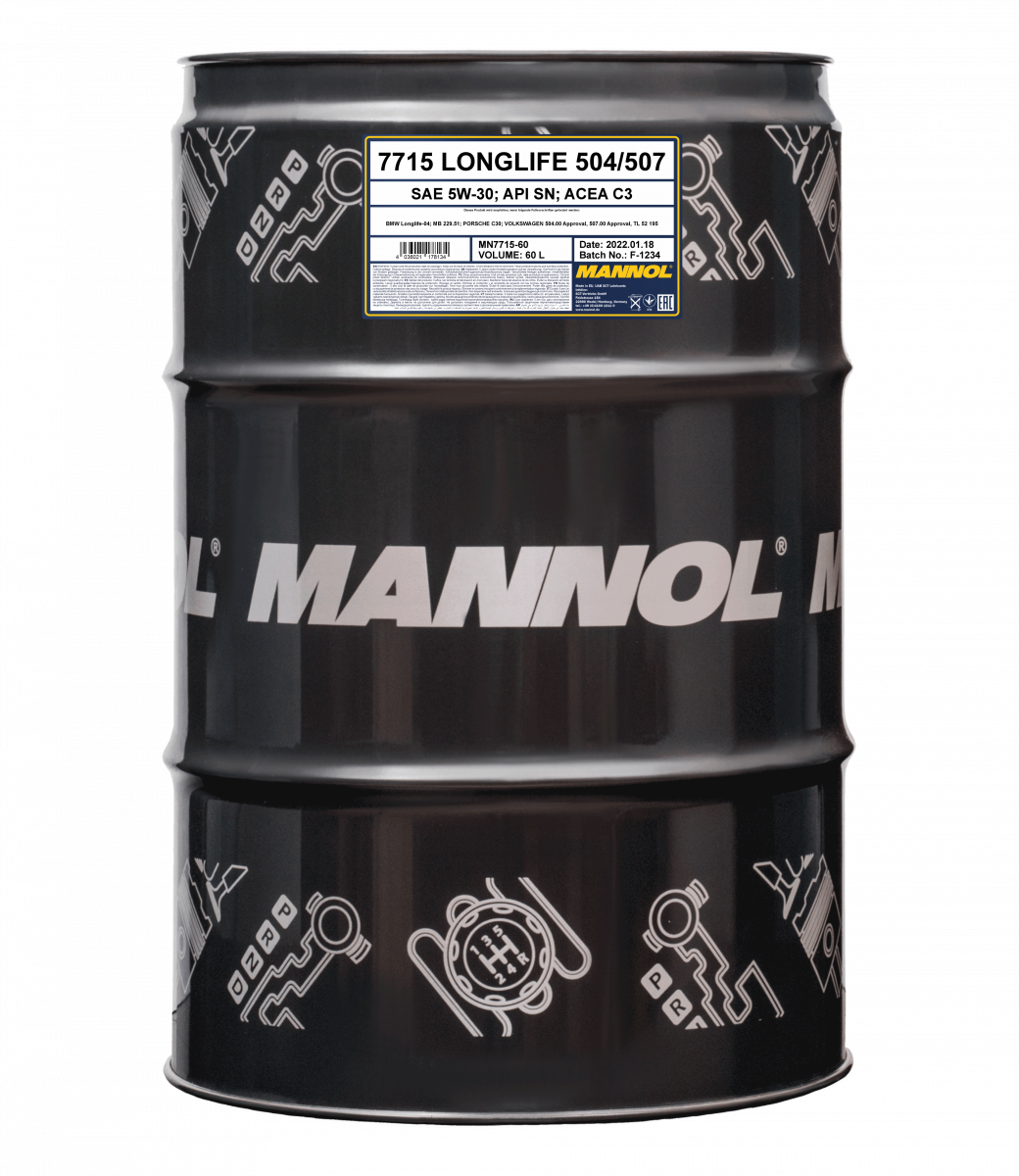 6L MANNOL 5W-30 LONGLIFE MOTORÖL 504.00 507.00 LL-04 229.51 LONGLIFE-04 5W30  ÖL