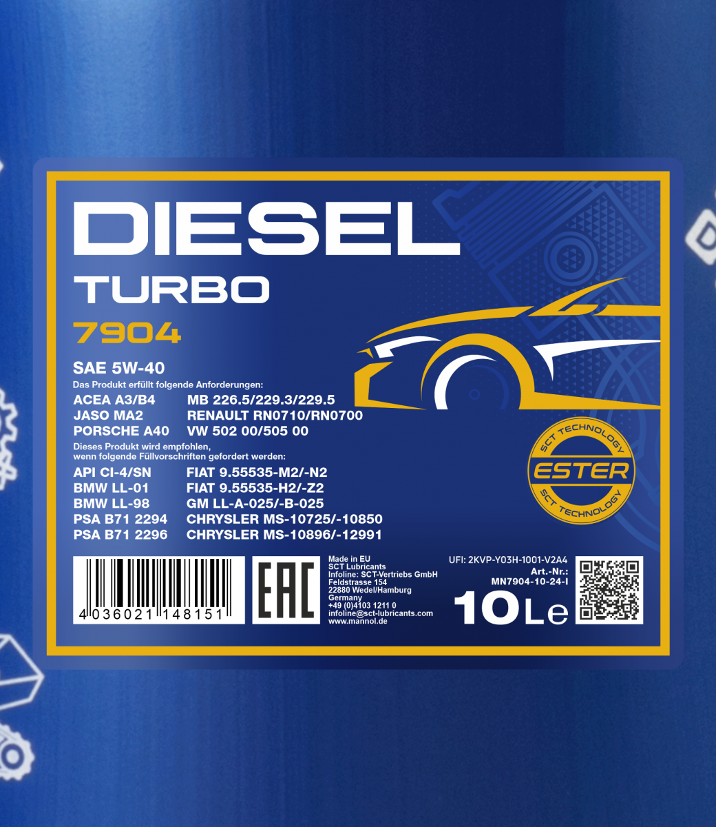 MANNOL Diesel Turbo 5W-40