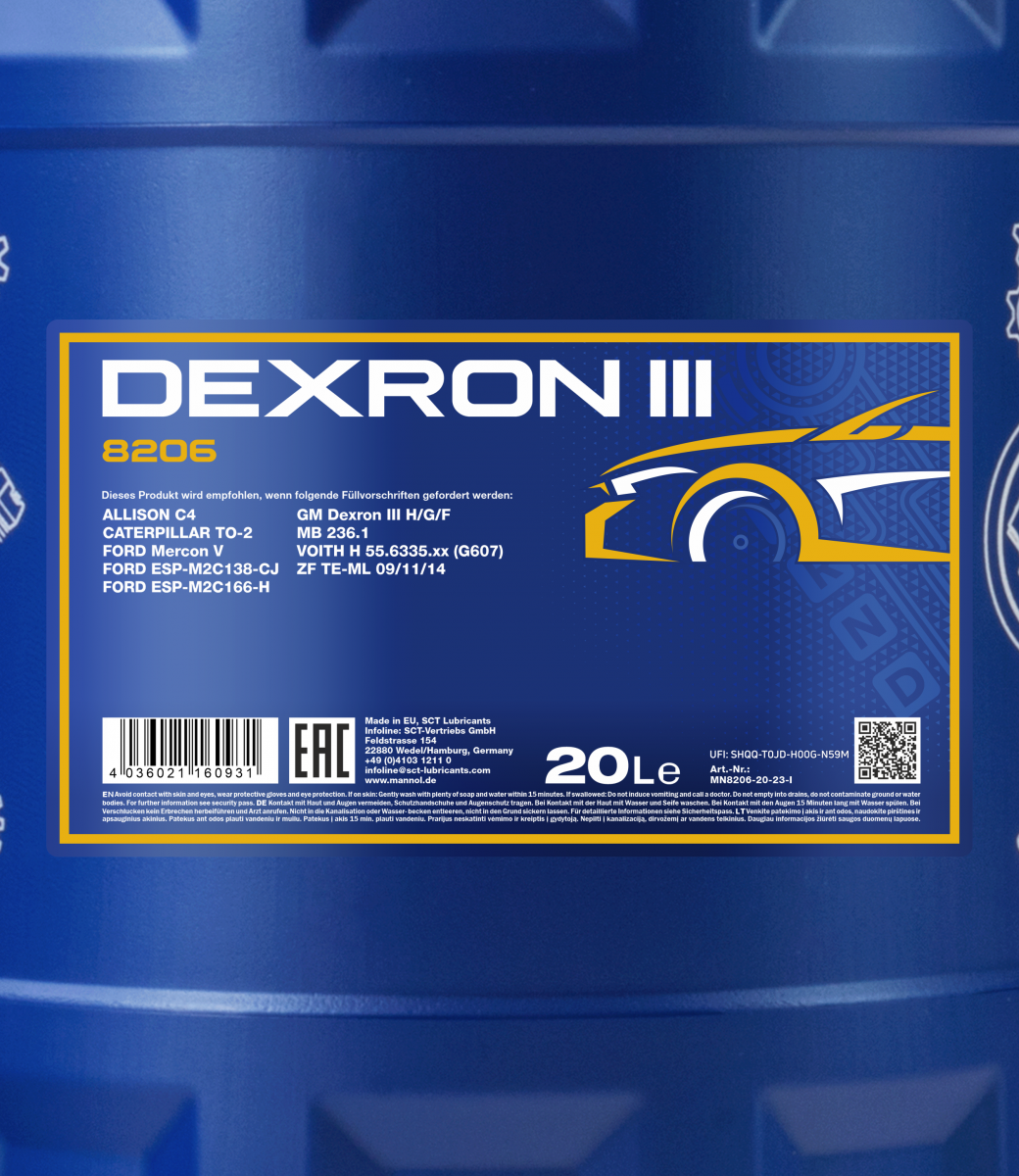 MANNOL Gearoil Dexron III Automatic Plus 3X 4 liters buy online b, 51,95 €