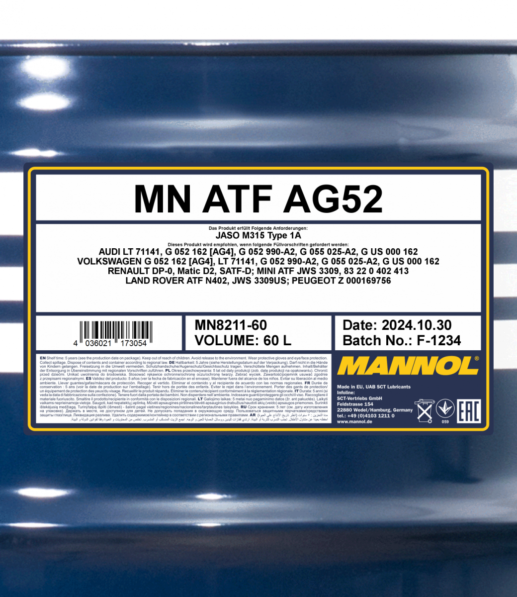 MANNOL ATF AG52