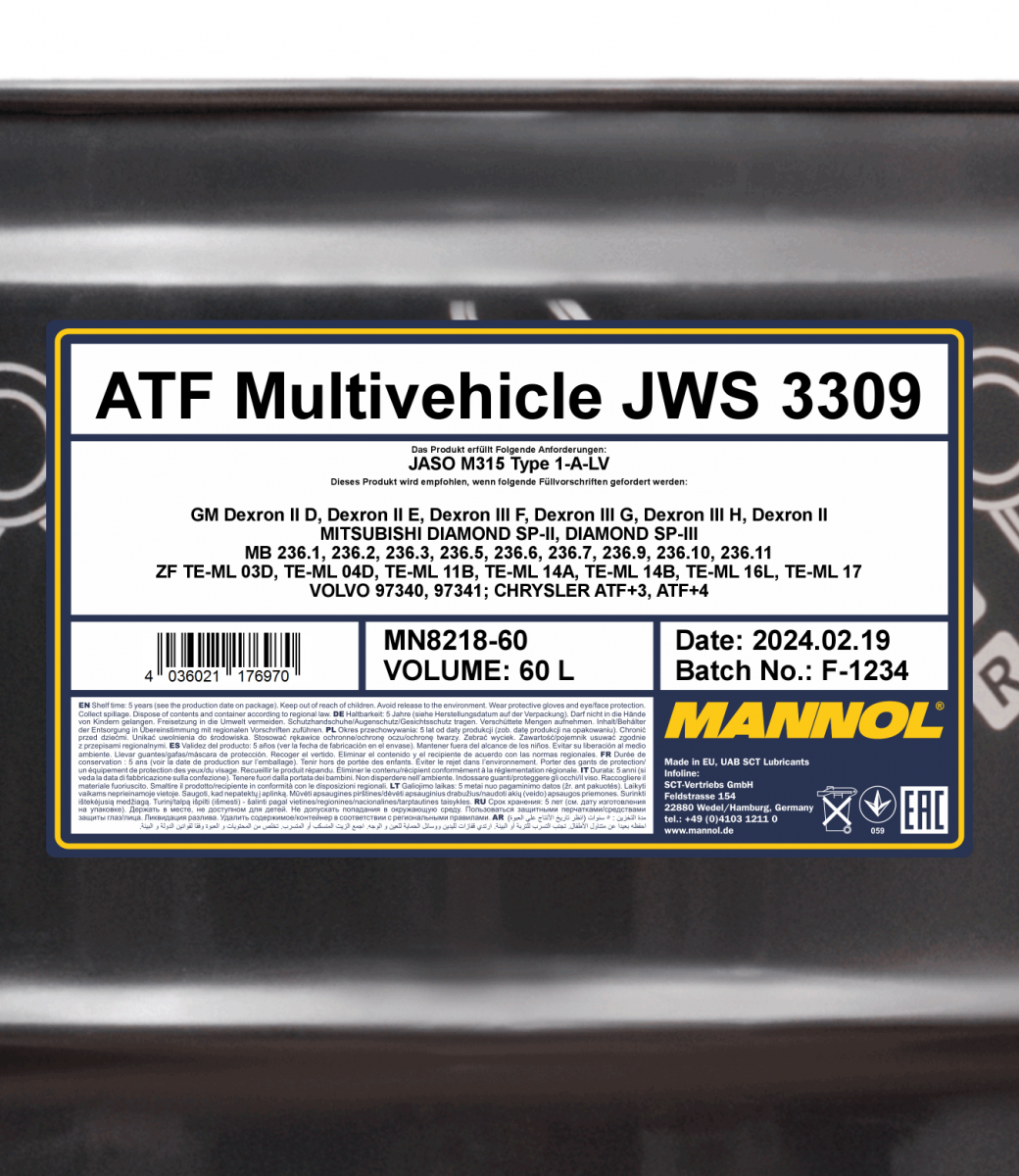 Масло Mannol 3309: подходит ли для акпп VW 09G Jetta? | Информация о совместимости масла с автомобилем