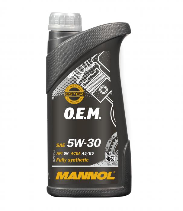 Моторное масло Mannol OEM 5W30 SN/CF / MN7707-1 (1л)