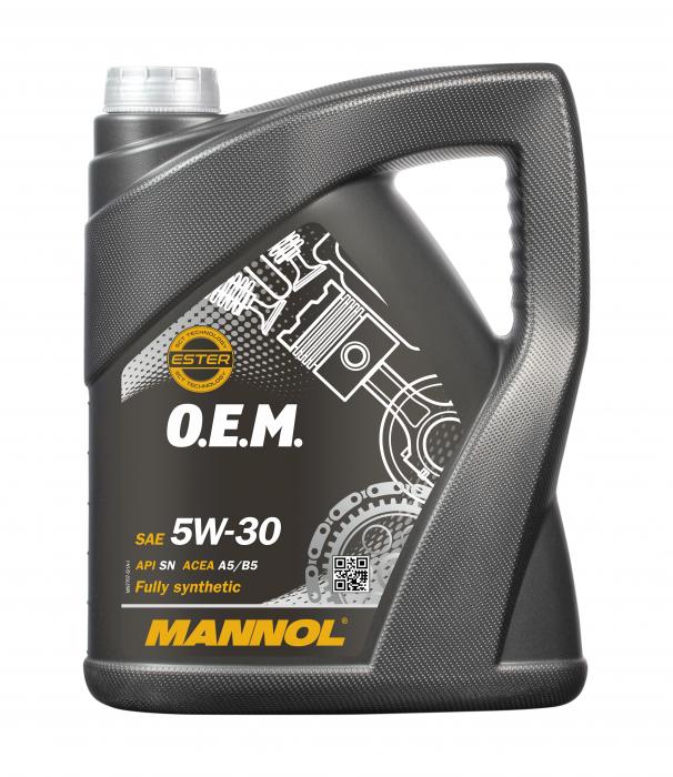 Моторное масло Mannol OEM 5W30 SN/CF / MN7707-5 (5л)