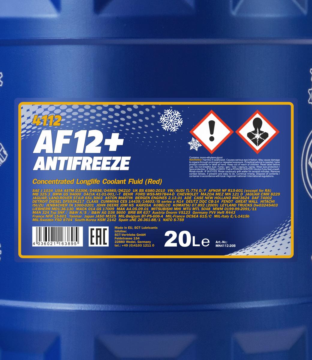 MANNOL Antifreeze AF12+ Longlife