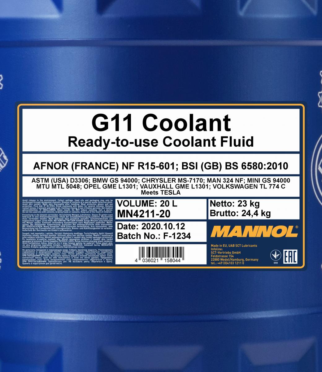 MANNOL Coolant G11